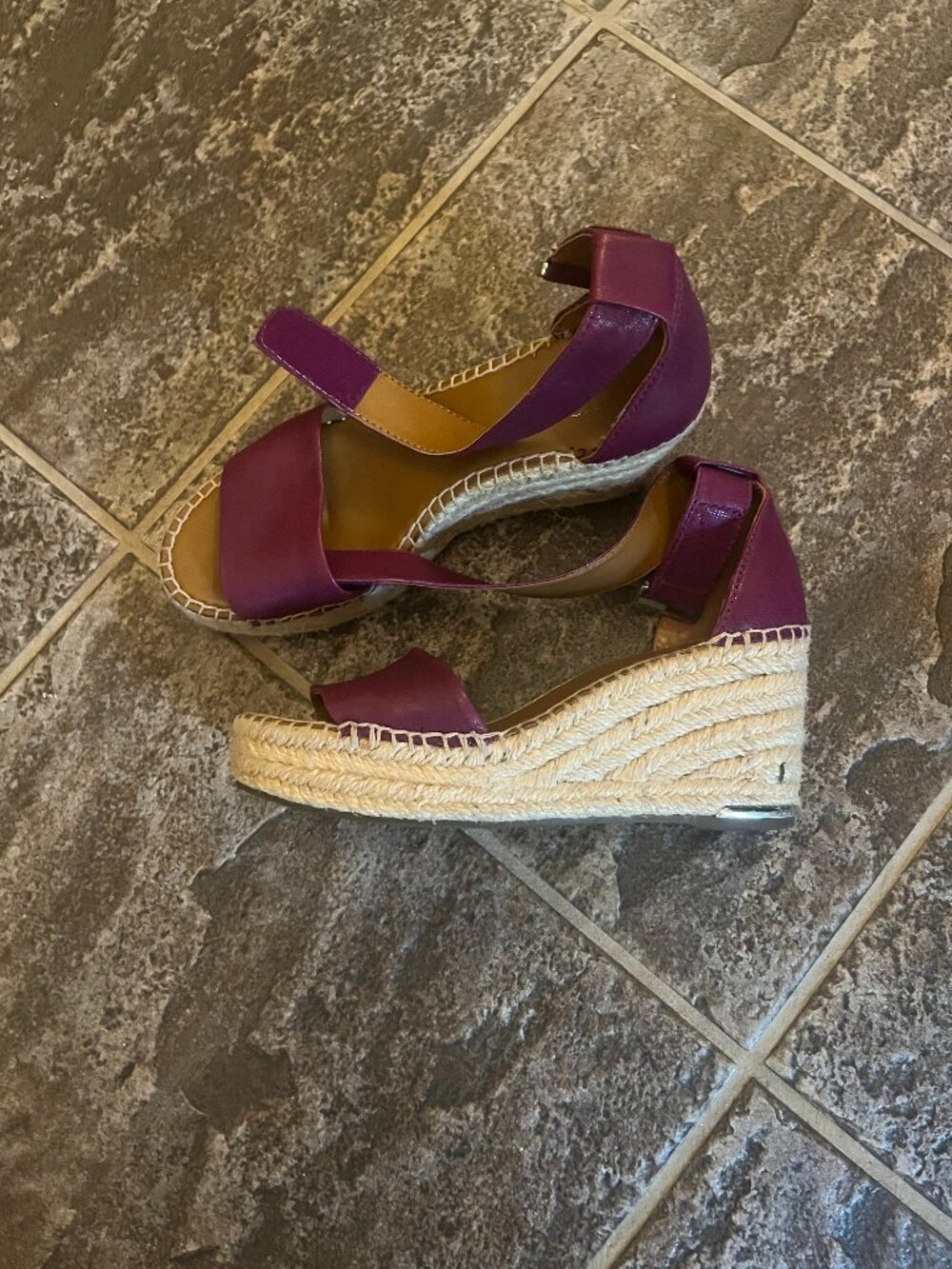Franco Sarto Leather Wedges